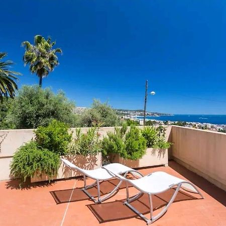 Relaxing Place With Wonderful View...Calme Avec Vue Magnifique Sur La Baie Des Anges, Mais En Campagne A 12 Minutes De La Promenade Des Anglais Nice Dış mekan fotoğraf